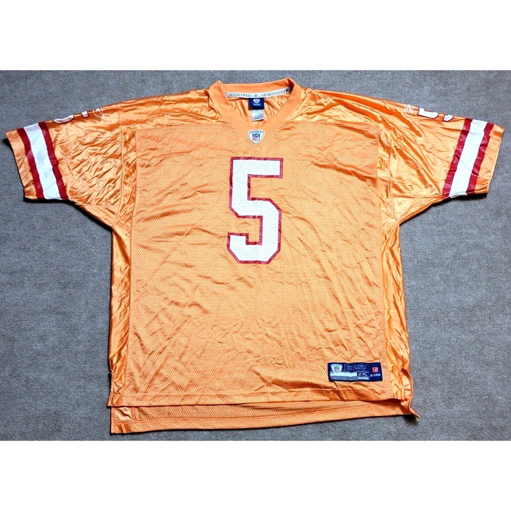 VTG JOSH FREEMAN JERSEY TAMPA BAY BUCCANEERS #5 REEBOK CREAMSICLE NFL REEBOK 2XL